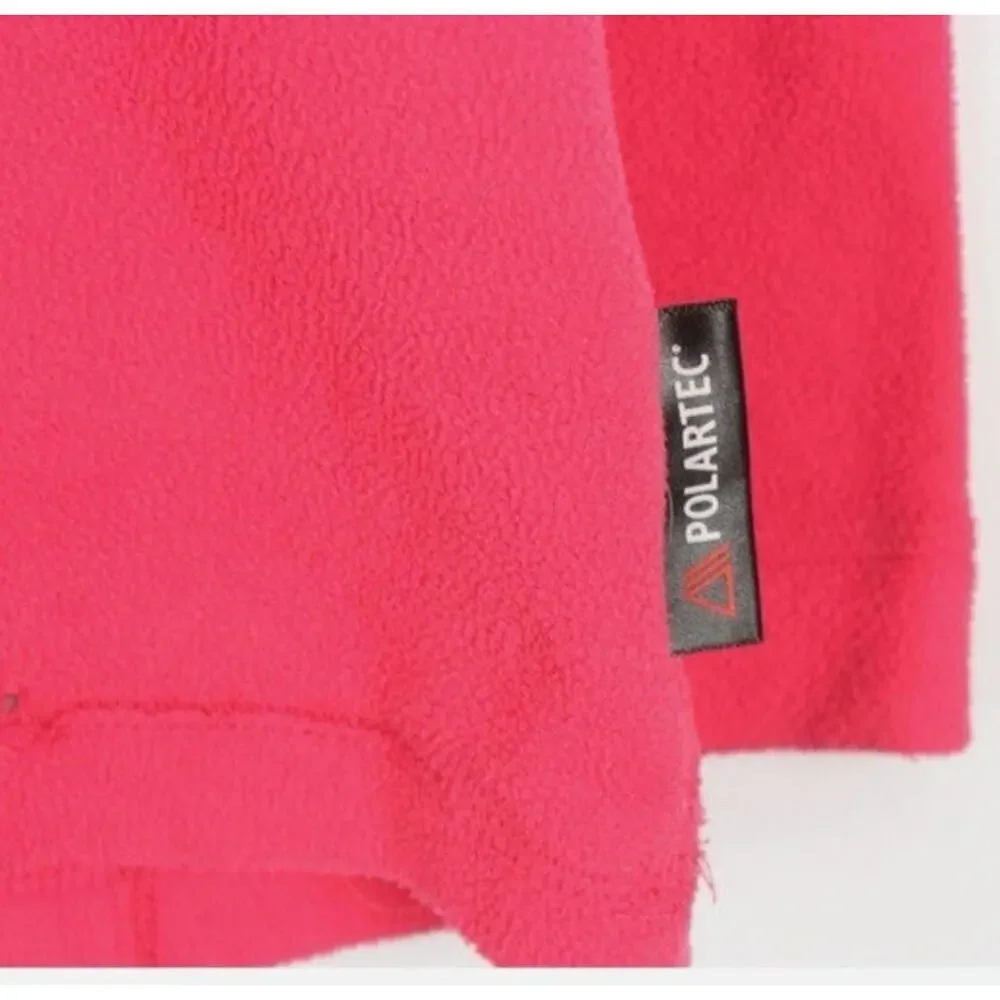 Helly Hansen Polartec Womens M Fleece Pullover Jumper 1/4 Zip Pink Lightweight - Picture 3 of 4